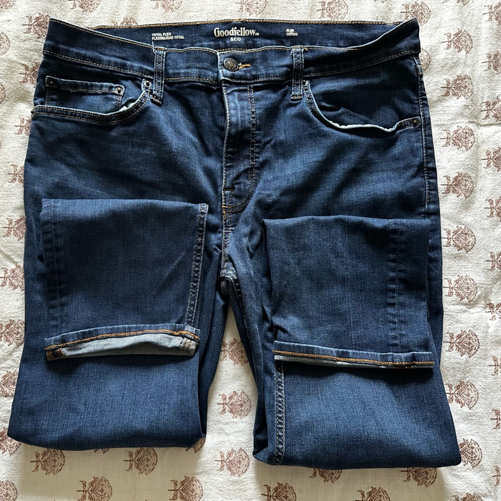 Goodfellow Men's Dark Blue Jeans